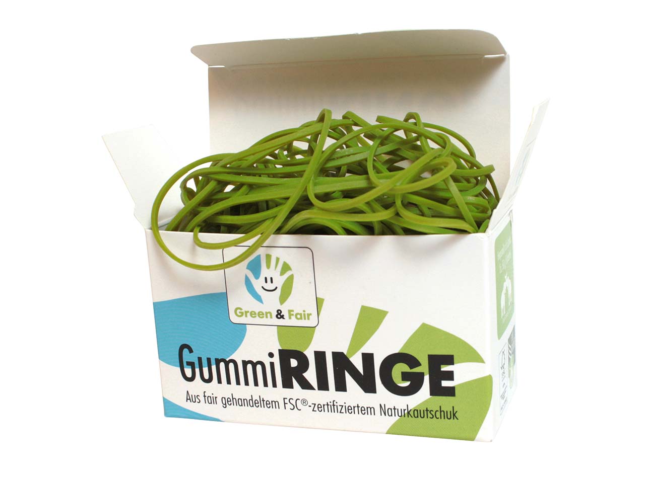 Gummiringe "Green & Fair" 140 x 1,5 mm