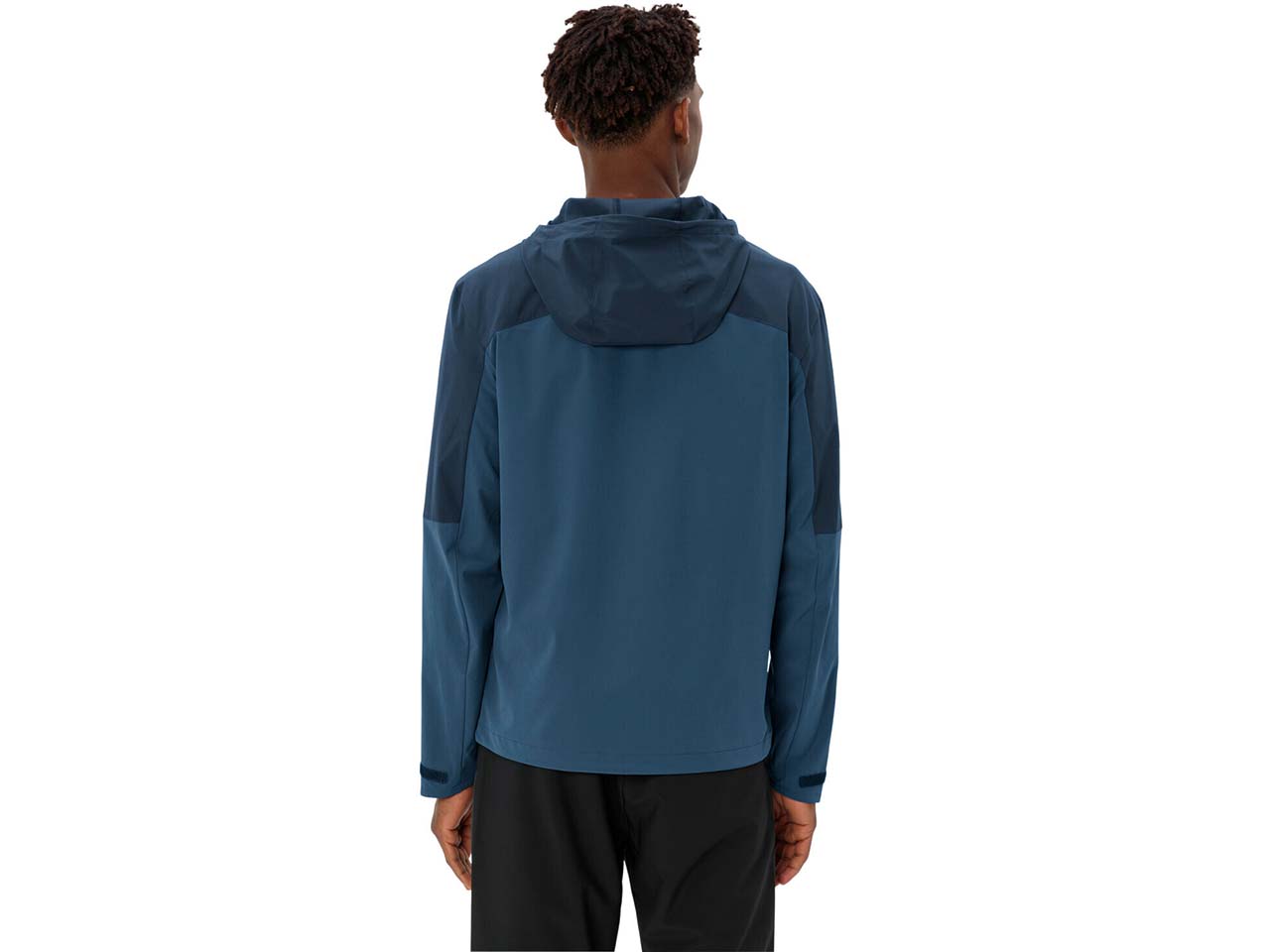 VAUDE Herren-Softshelljacke "Elope Wind" mit Brust- & Seitentaschen, baltic sea, Gr. L