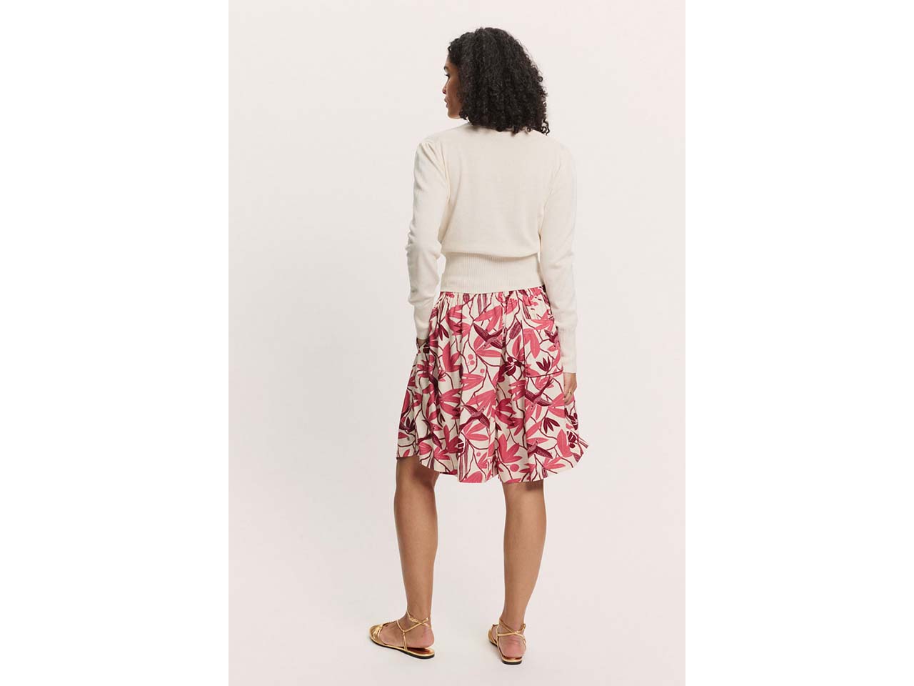 tranquillo Damen-Short "Leaa" aus Viskose, berry bird, Gr. 40