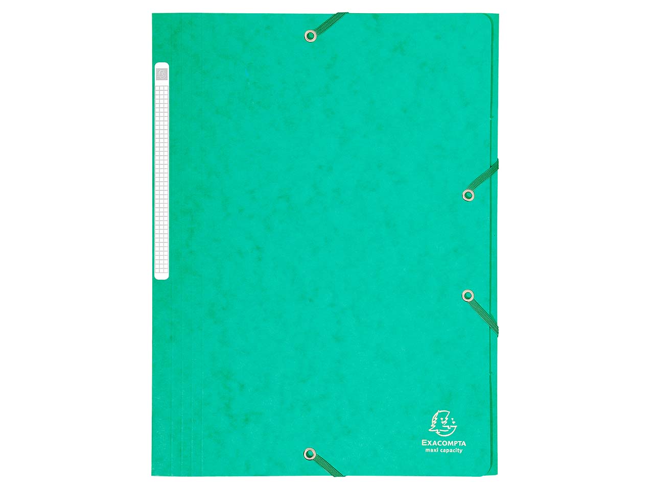 50 Exacompta Sammelmappen, Colorspan-Karton, 425 g/m², DIN A4, 3 Klappen, sortiert