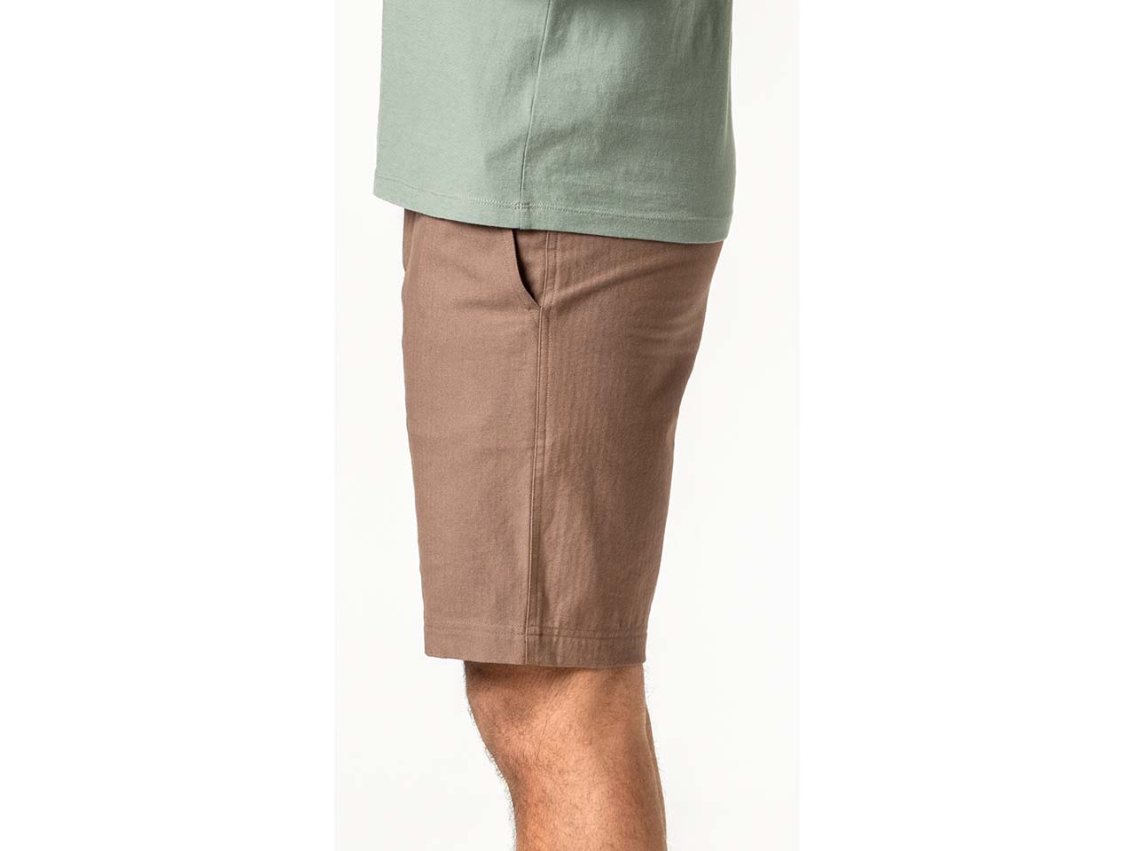 Living Crafts Bio-Herren-Bermuda-Short "ADAO" mit Gummizug-Bund, earth, Gr. 32R