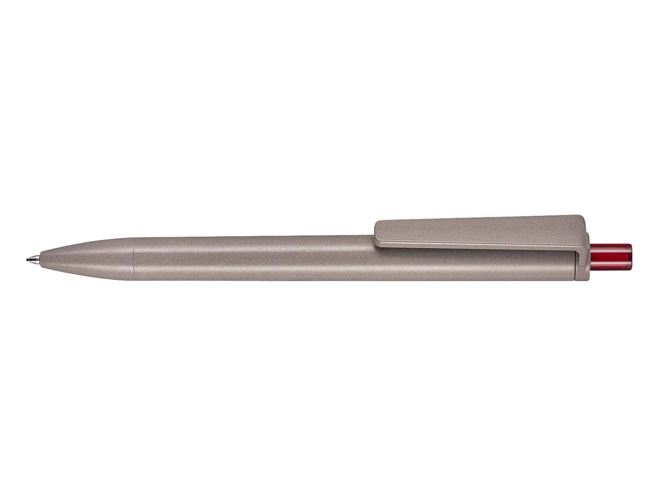 RITTER PEN Kugelschreiber 'ALGO PEN' algobraun/transparent rubinrot