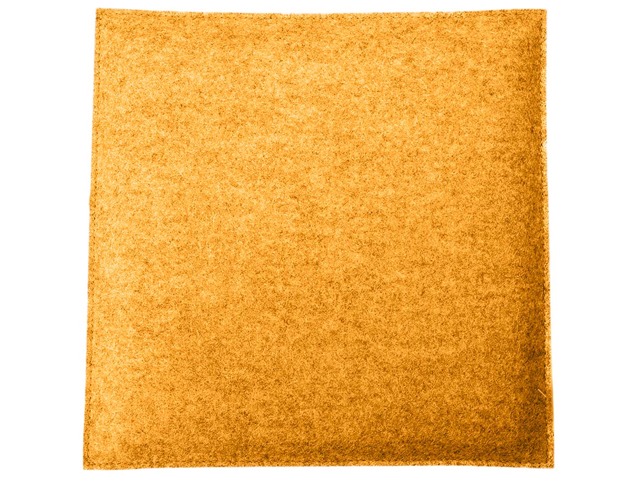 Sitzkissen 'Kvadrat' aus Filz gelb