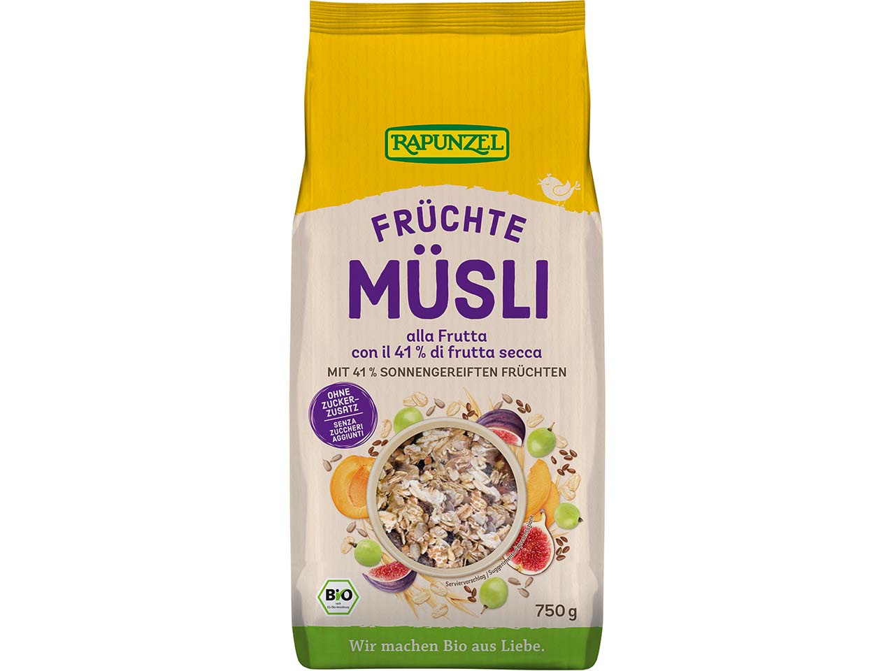 RAPUNZEL Bio-Müsli 'Früchte', 750 g