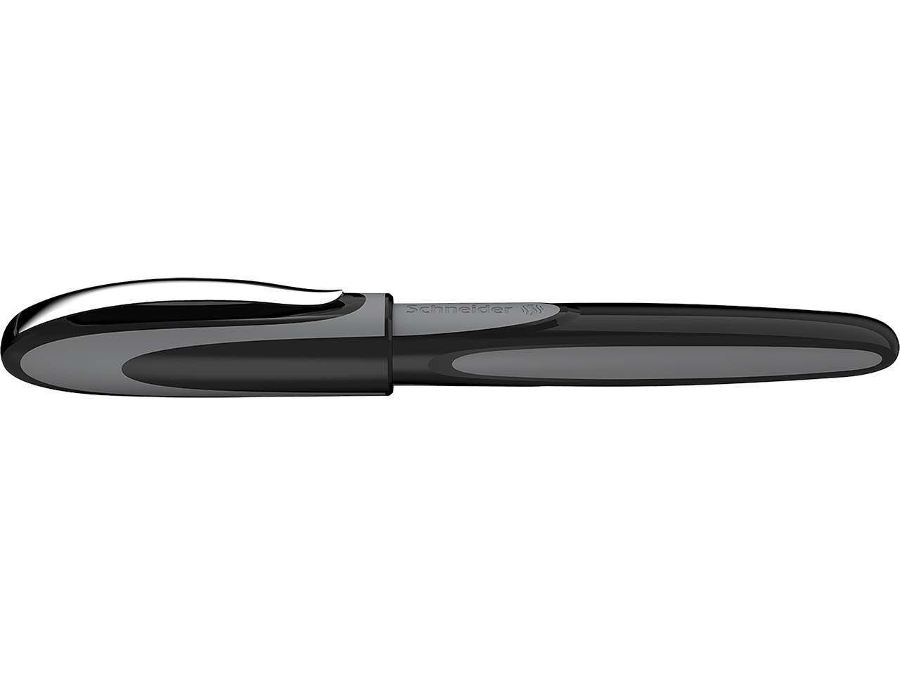 Schneider Tintenroller "Ray onyx" mit Edelstahlspitze M, schwarz