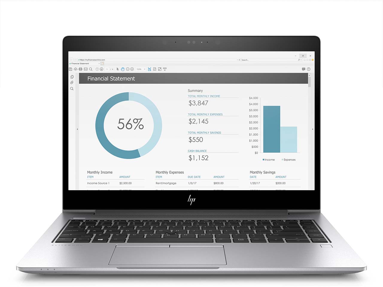 HP Laptop ELITEBOOK 840 G5 mit 512GB SSD, 16GB, refurb., 2. Wahl, silver