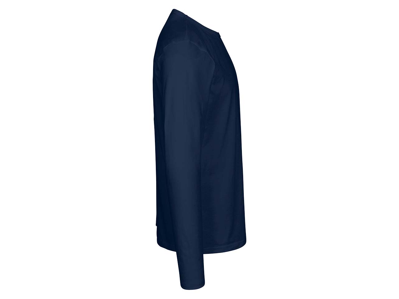 Neutral 2er-Pack Bio-Herren-Langarmshirt mit Rundhalsausschnitt, navy, Gr. M