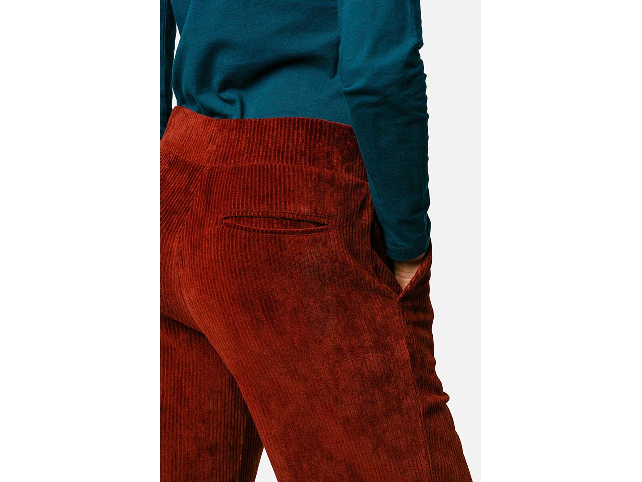 Living Crafts Bio-Damen-Culotte 'PARSELINA' mit elastischem Bund, maroon, Gr. S
