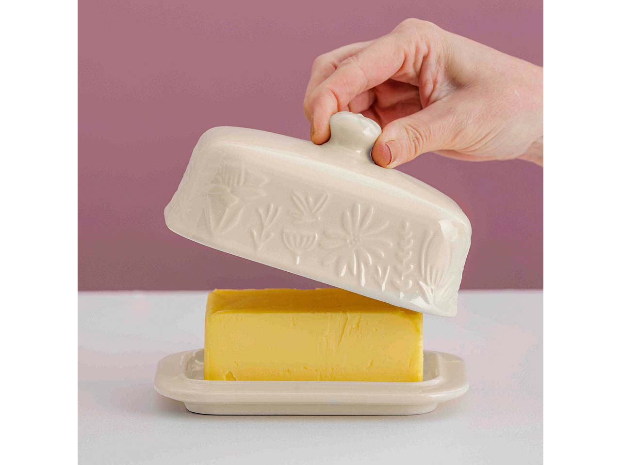 MASON CASH Butterdose "In the Meadow" aus Steingut