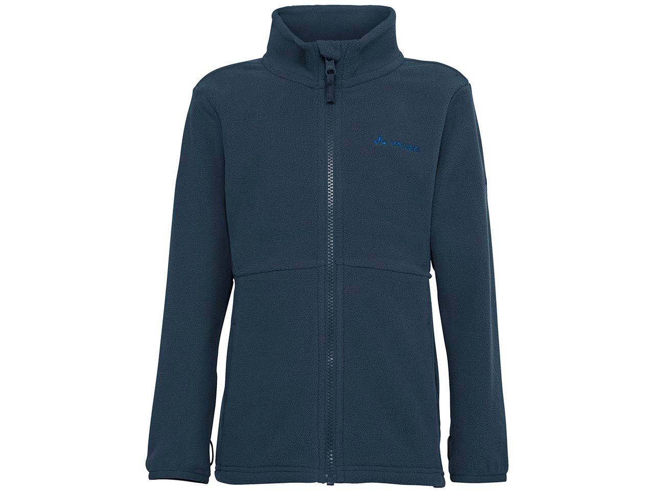 VAUDE Bio-Kinder-Fleecejacke "Pulex II" mit Kinnschutz, dark sea, Gr. 98