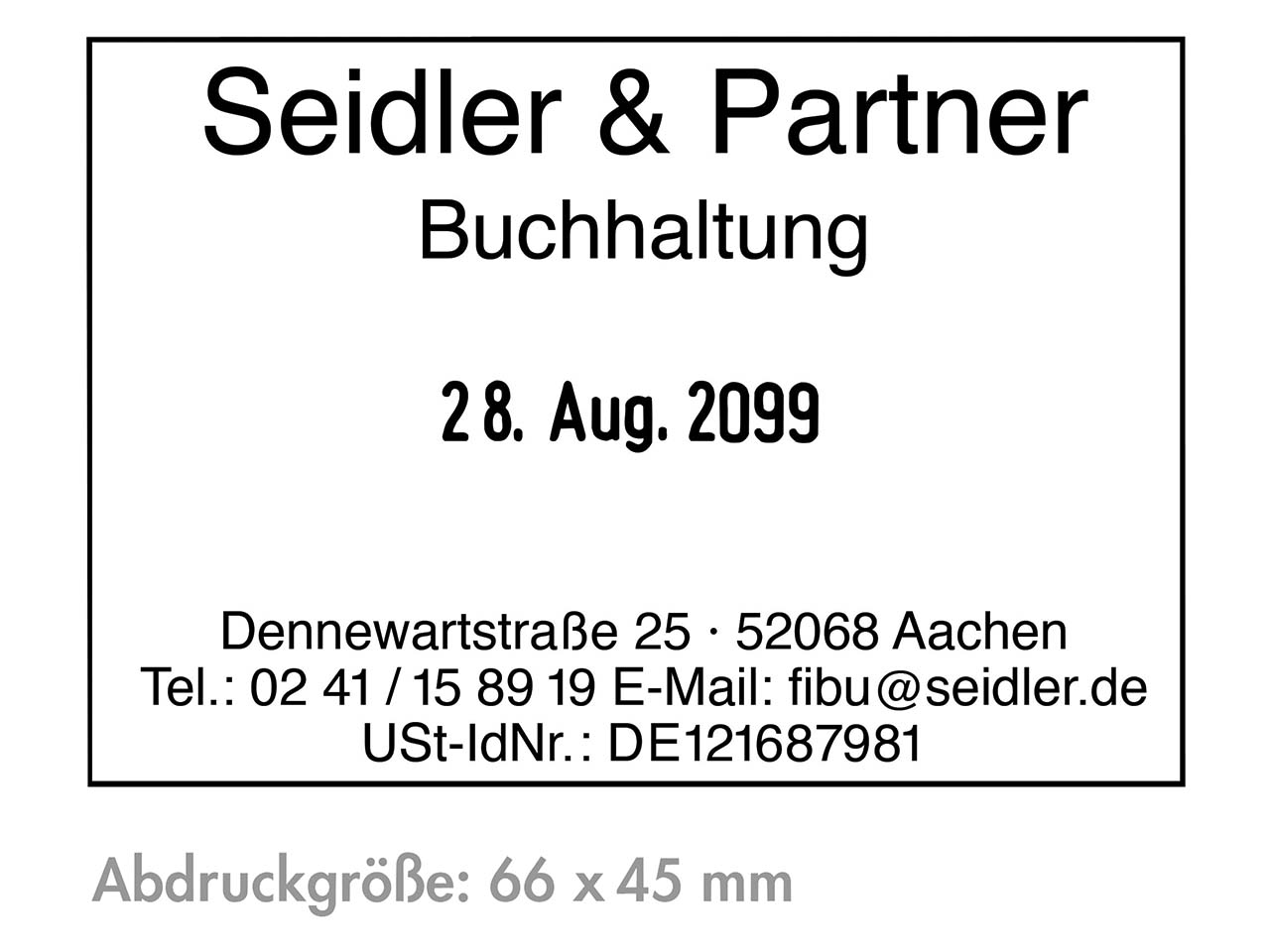 Trodat Datumstempel mit Text '5480' mit Gutschein