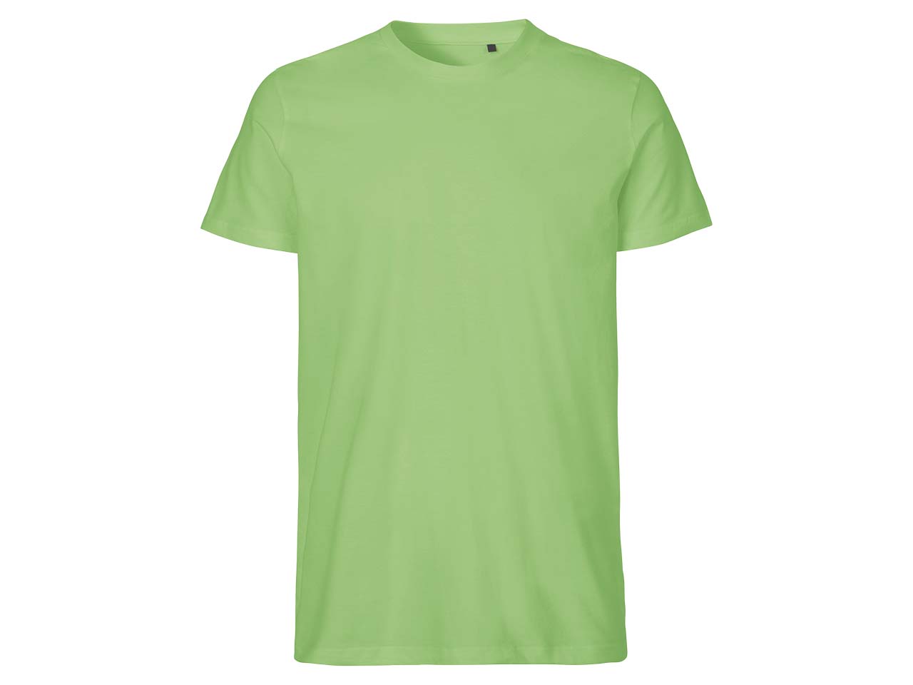 Neutral Bio-Herren-T-Shirt mit Rundhalsausschnitt lime, Gr. S