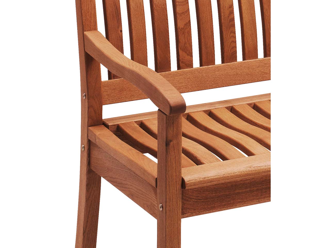 Gartenbank "Cansa" aus FSC-zertifizierter Robinie, 131 x 62 cm, 2-Seiter