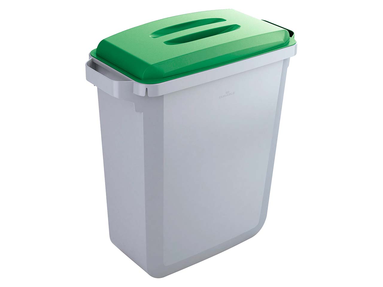 DURABLE Mülleimer 'Durabin 60' 60 l, mit grünem Deckel