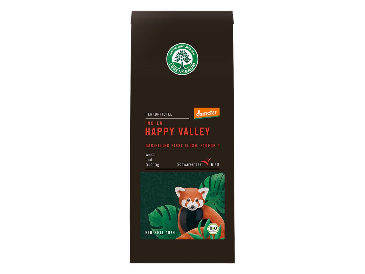 LEBENSBAUM Schwarzer Bio-Tee Darjeeling 'Happy Valley' First Flush, 100 g