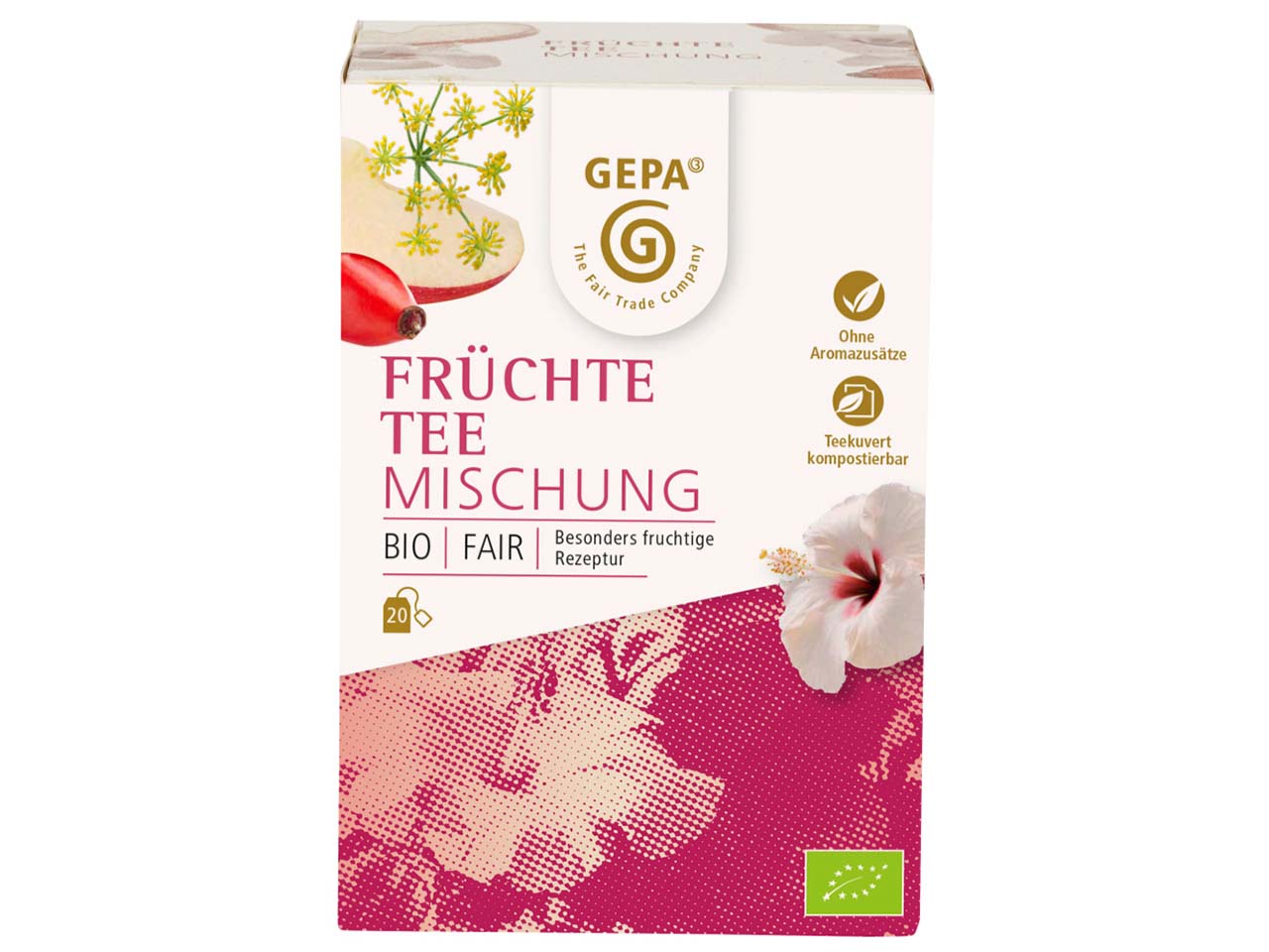GEPA Bio-Früchtetee, 20 x 2 g