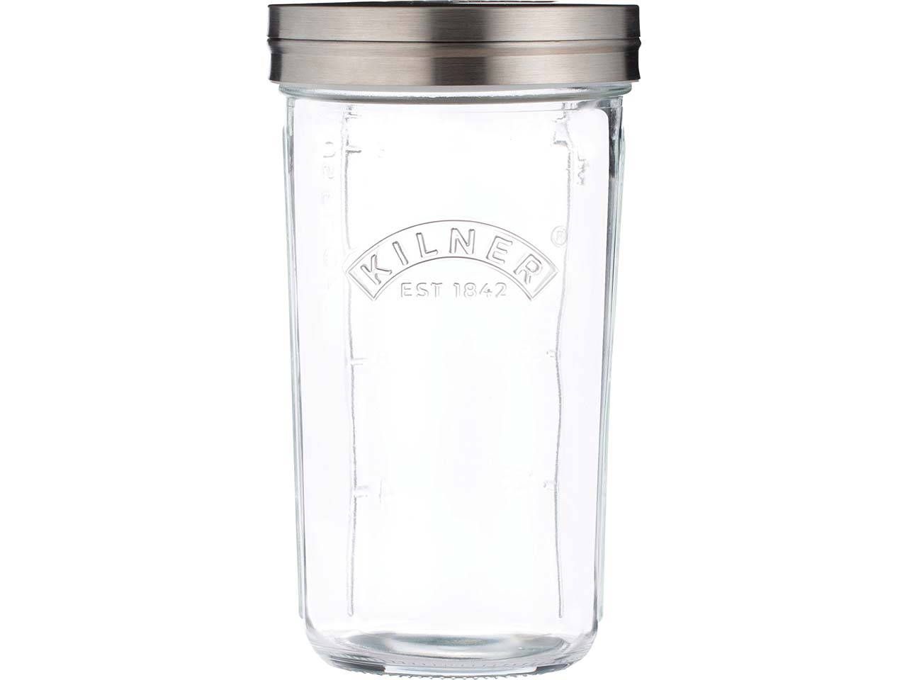 KILNER Vorratsglas mit Edelstahl-Siebaufsatz, 500 ml