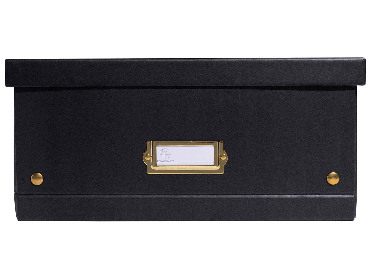 5 Exacompta Ablageboxen "NeoDeco", 33x50x16 cm, A3+, schwarz