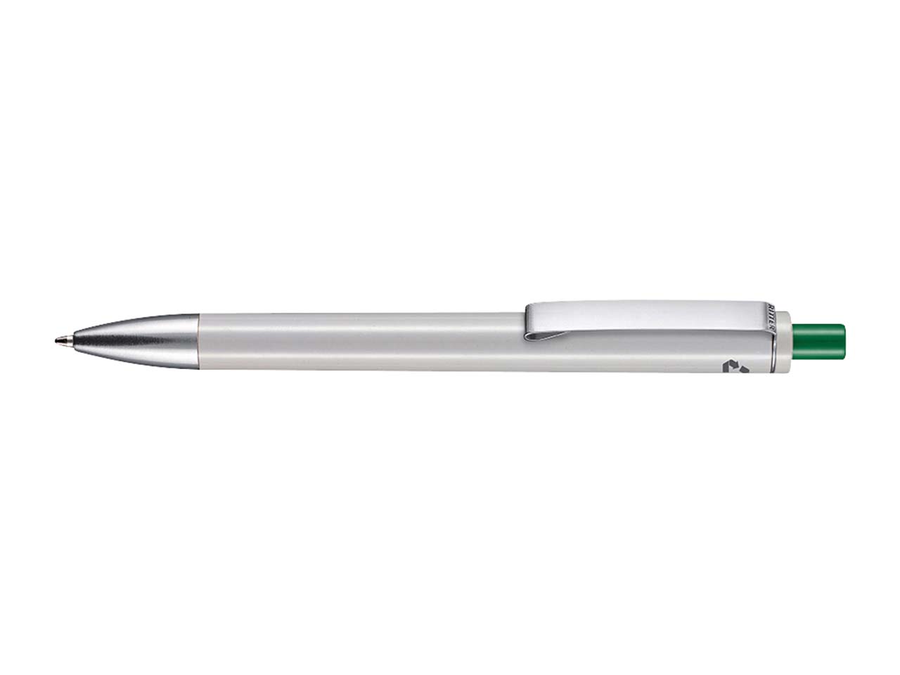 RITTER PEN Kugelschreiber 'EXOS RECYCLED' grau recycled/minzgrün