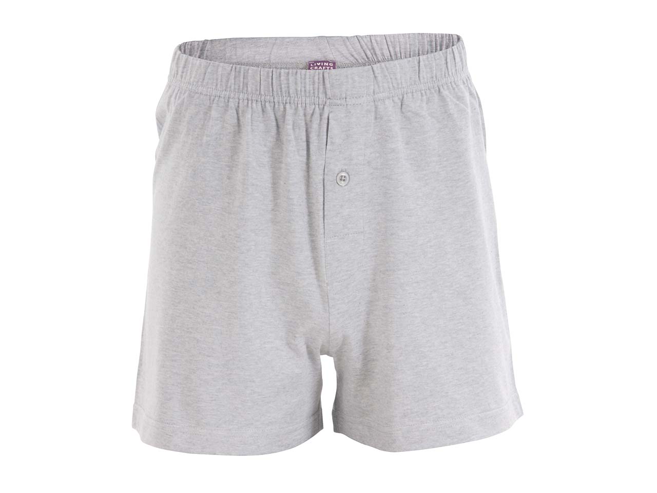 Living Crafts Bio-Herren-Boxershorts "Ben" grau, Gr. XL