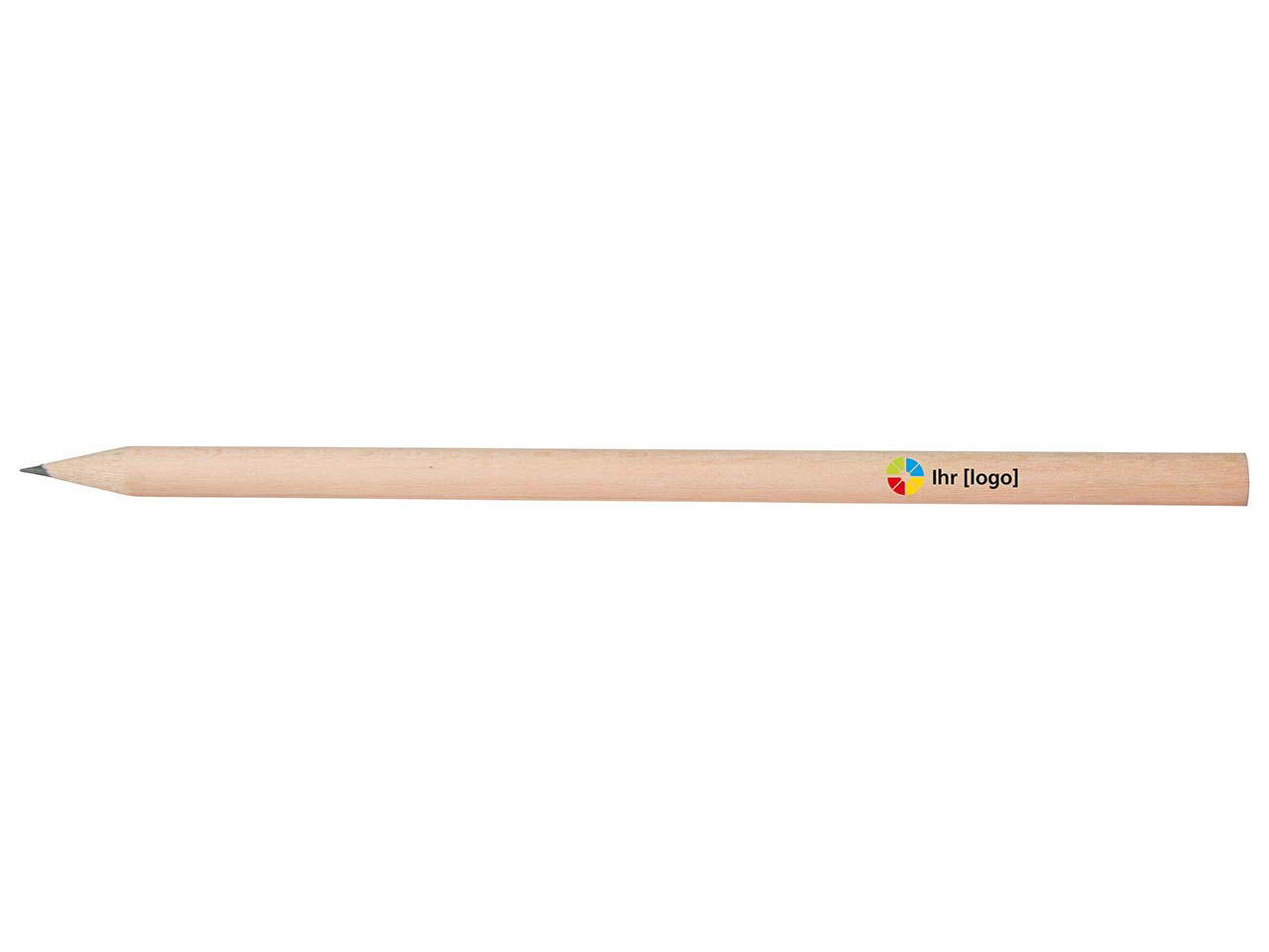 FSC-zertifizierter Bleistift rund 17,5 cm, natur aus Lindenholz