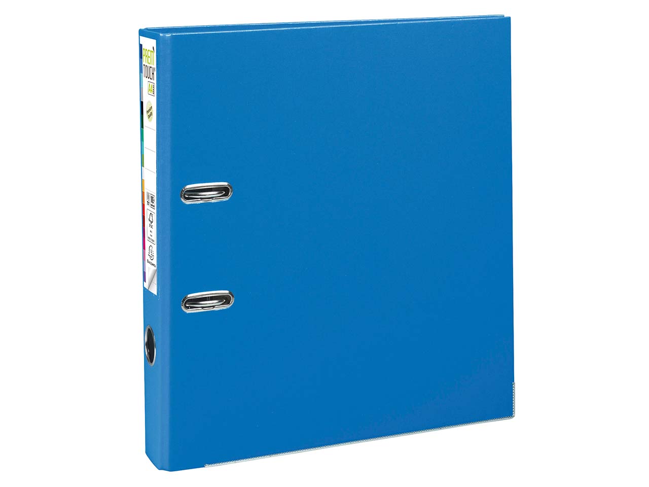 10 Exacompta Premium-Ordner "Prem'Touch", DIN A4 Maxi, blau, RB 50 mm