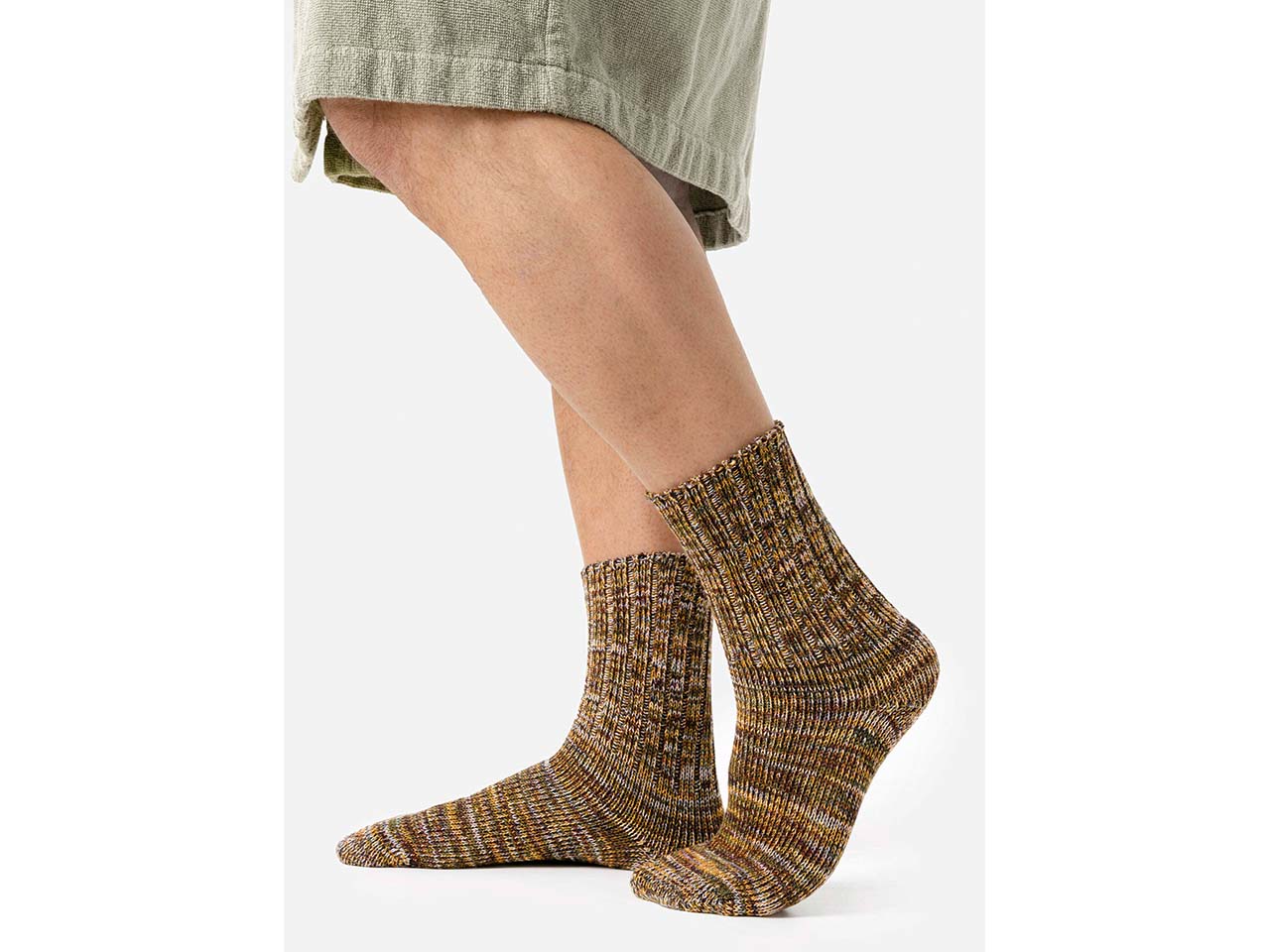 Living Crafts Bio-Unisex-Stricksocken 'LOVIS', autumn mouliné, Gr. 43/46