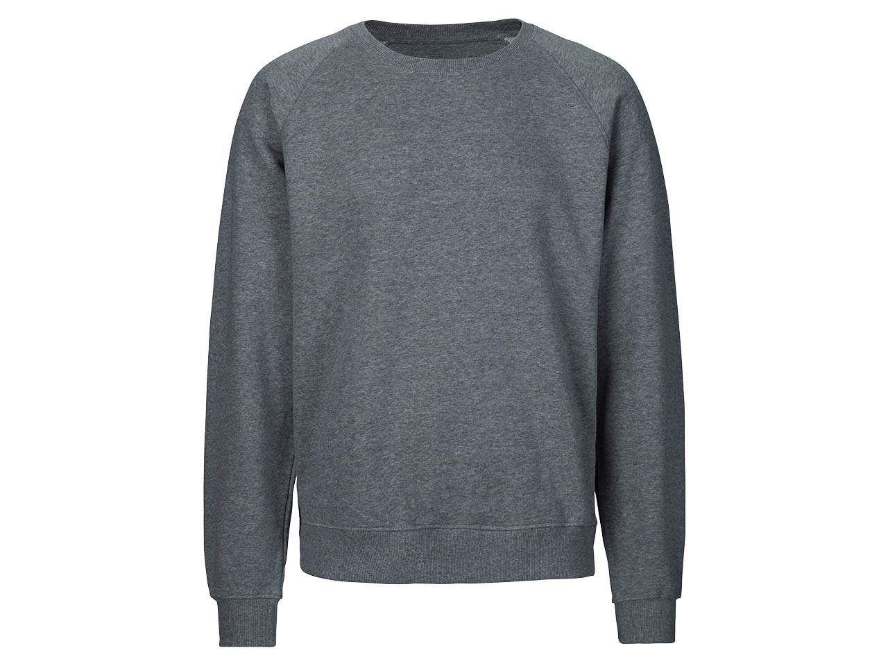 Neutral Bio-Unisex-Sweatshirt dunkelgrau, Gr. M