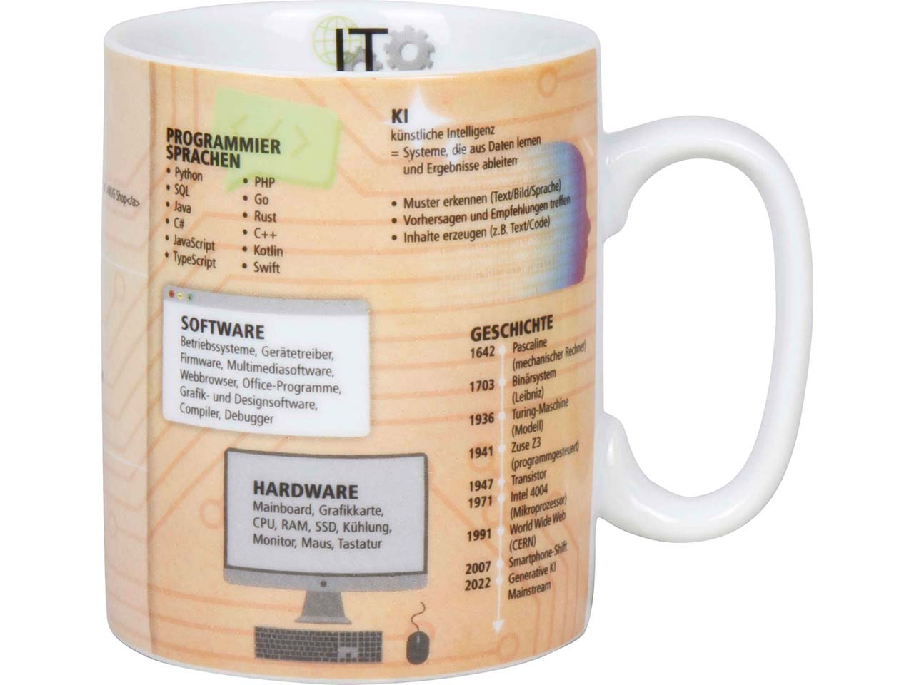 Könitz Tasse "Wissensbecher IT"