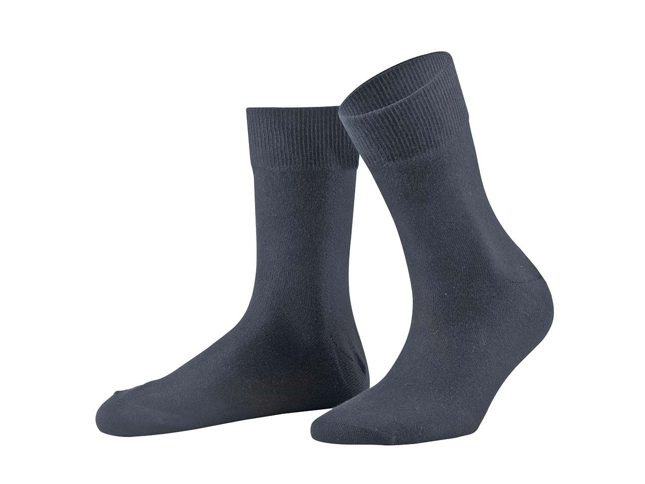memo Komfort-Socken grau Gr. 35-36 aus Bio-Baumwolle