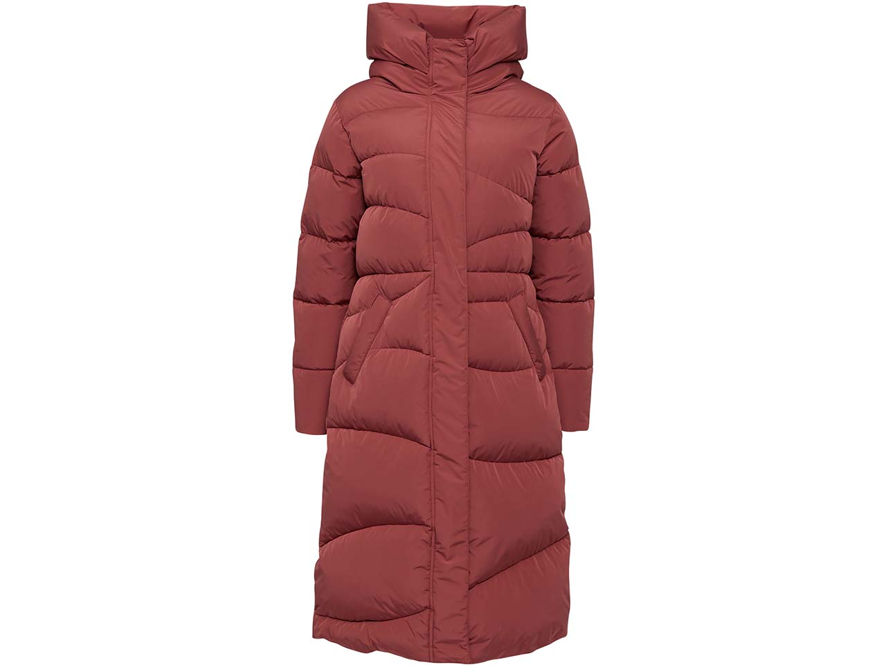 MAZINE Damen-Steppmantel 'Wanda' mit Rippenbündchen, dark cherry, Gr. XS