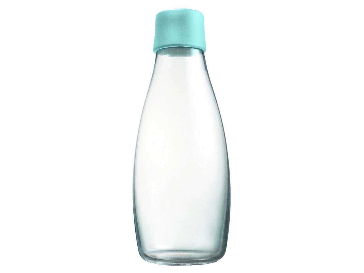 retap Trinkflasche 0,5 l aus Glas mint blue