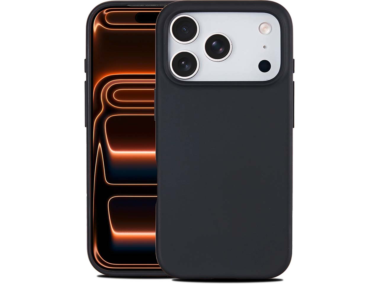 s'moose Smartphonehülle aus recyceltem Kunststoff "Osprey" f. iPhone 17 Pro, schwarz