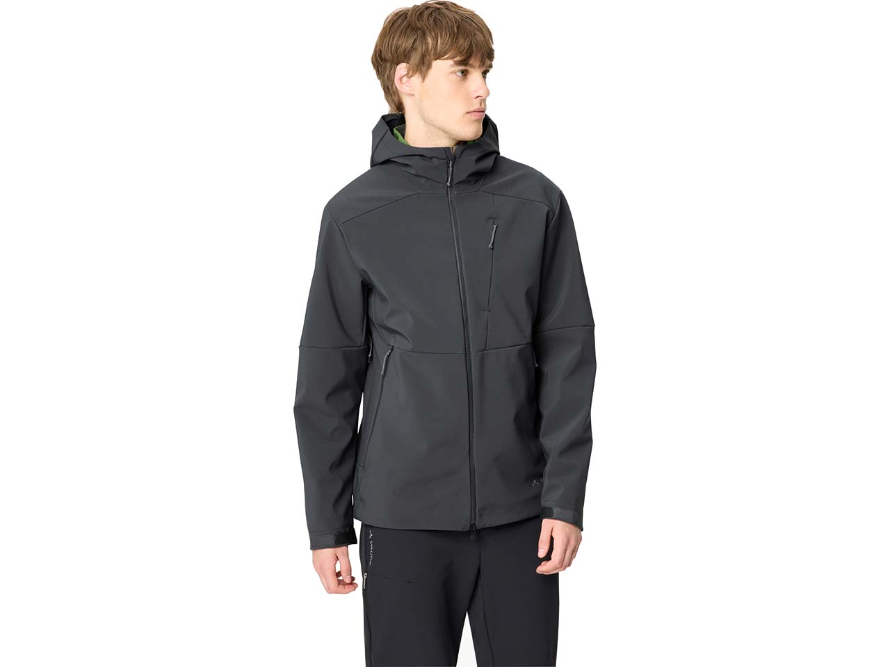 VAUDE Herren-Softshelljacke "Roccia III" mit Belüftungsreißverschlüssen, graphite, Gr. M