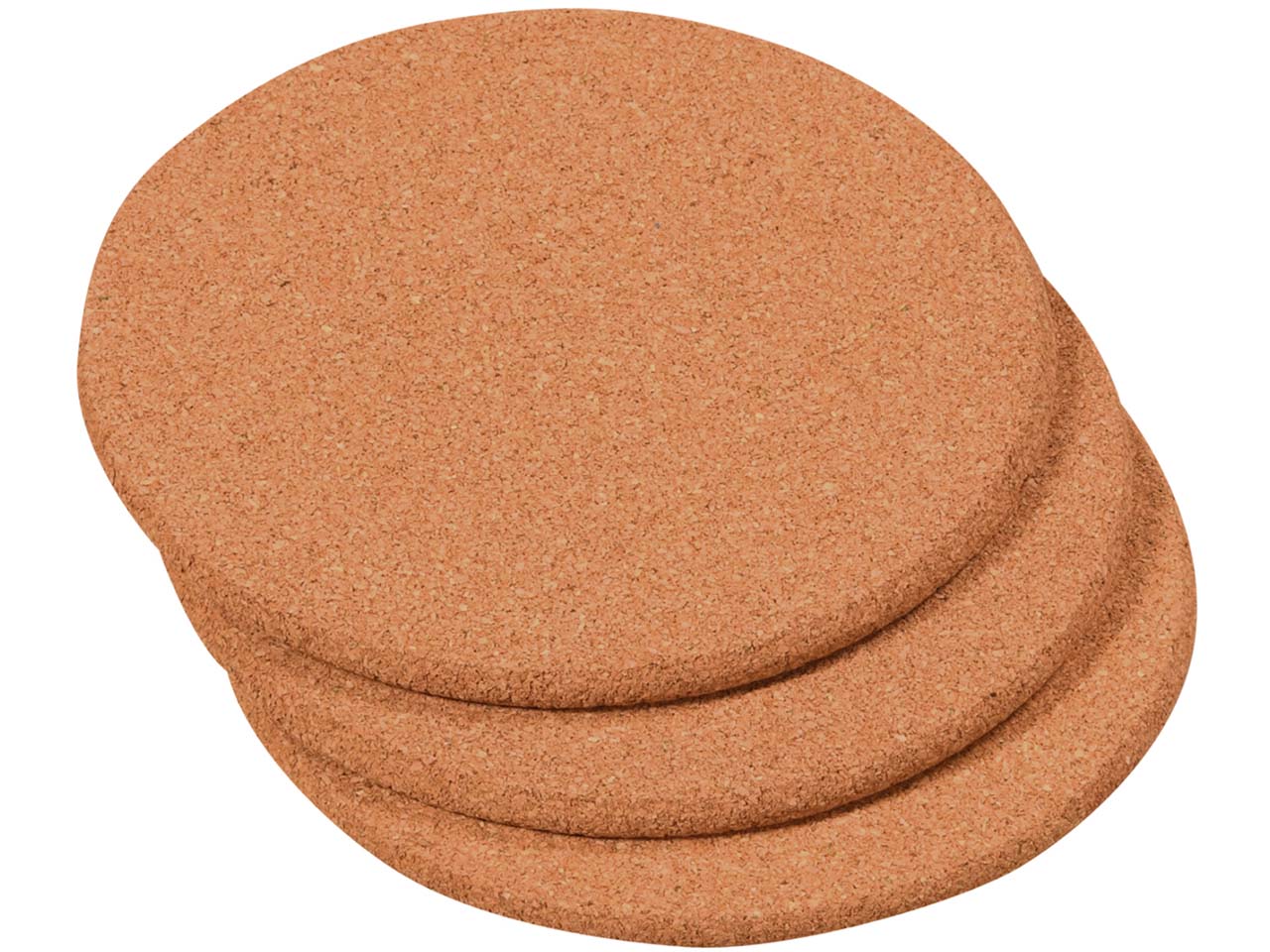 KESPER 3er-Pack Topfuntersetzer aus Kork, Ø 20 cm