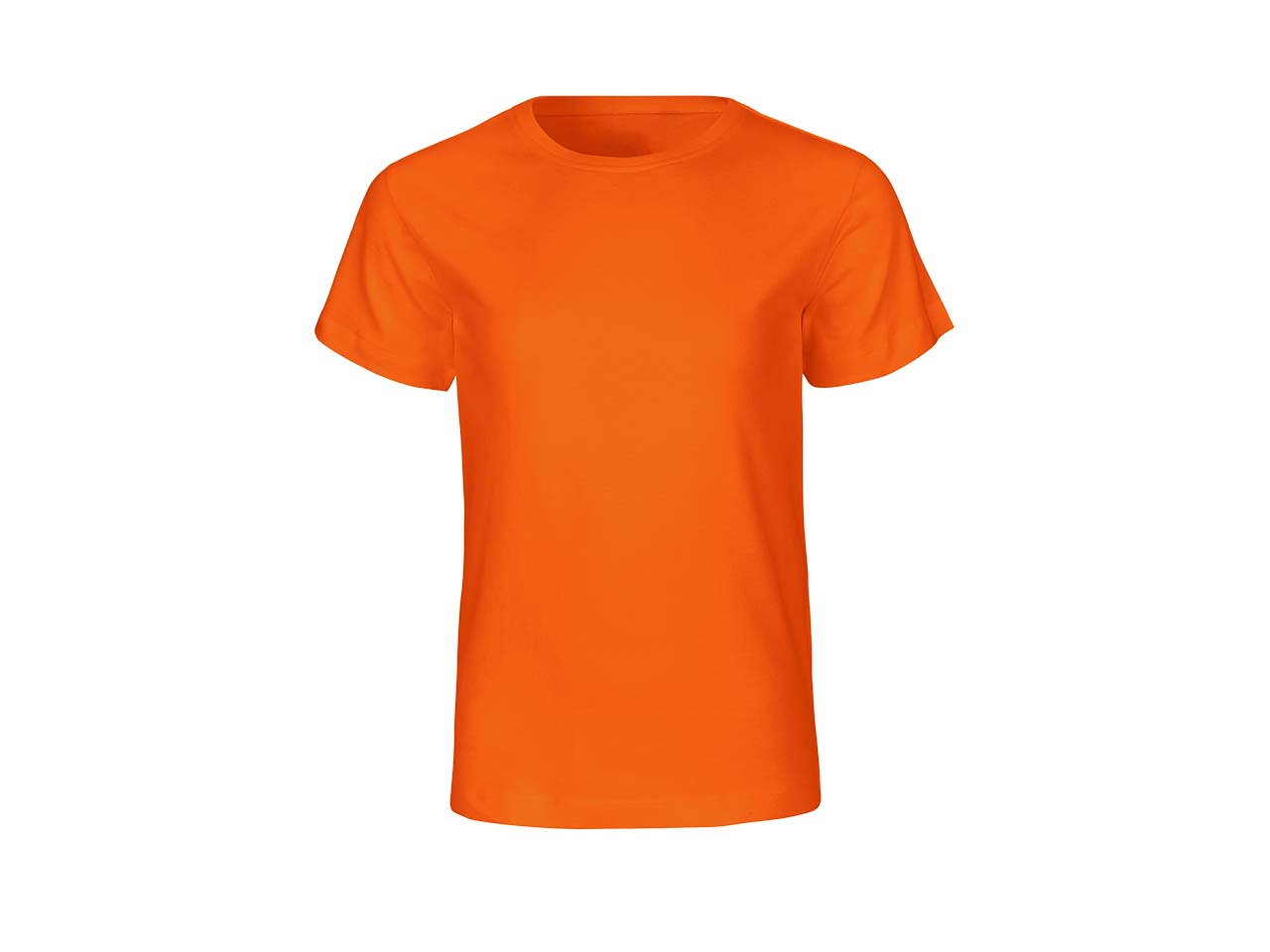 Neutral Bio-Kinder T-Shirt mit Rundhalsausschnitt orange, Gr. 140/146