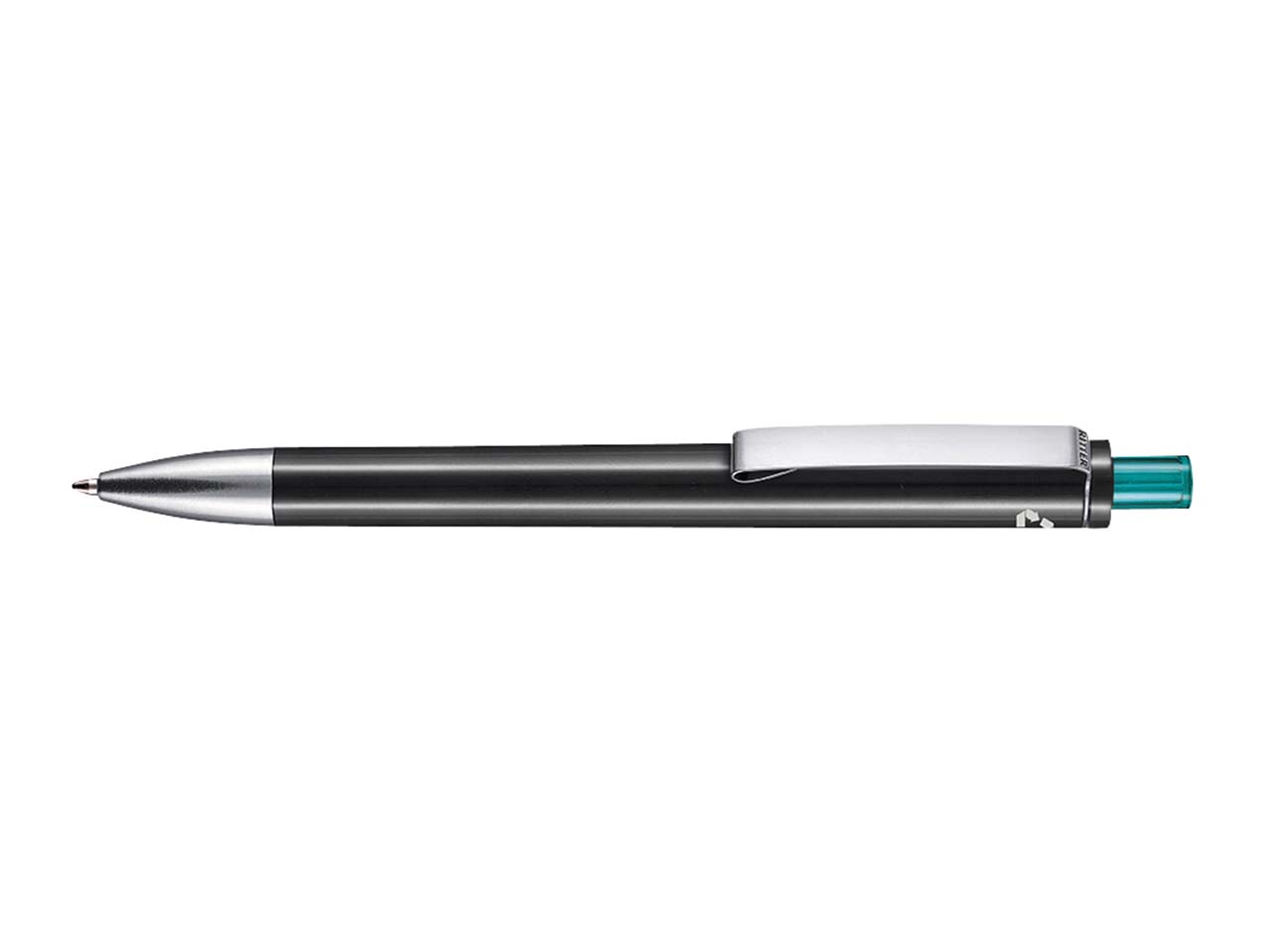 RITTER PEN Kugelschreiber 'EXOS RECYCLED' schwarz recycled/smaragdgrün