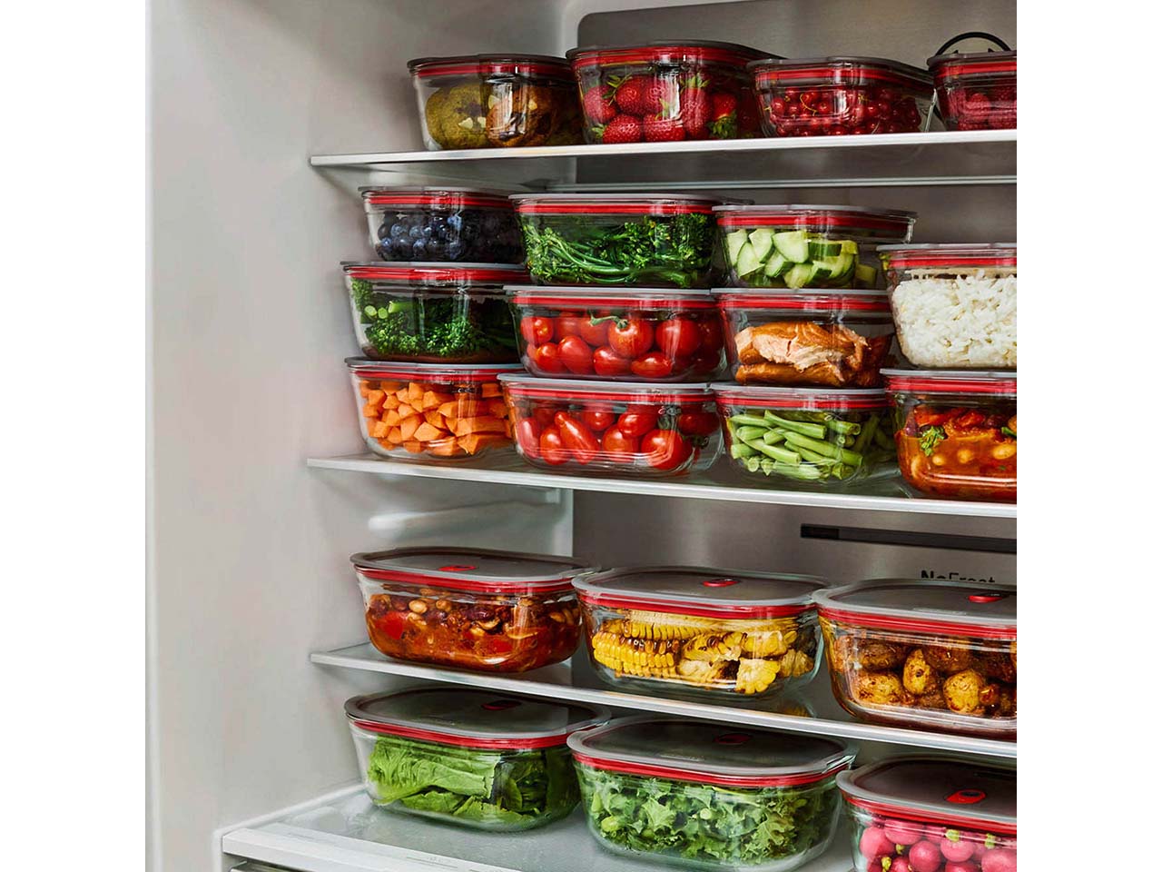 black+blum Frischhaltebox "Food Box" Glas, rechteckig, 5 Stk. 600 ml