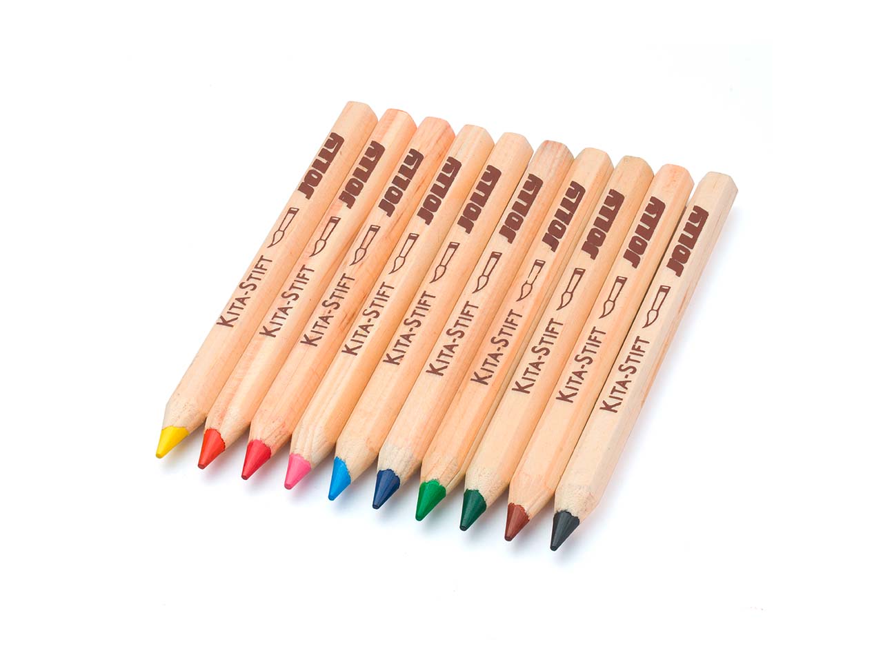 JOLLY Buntstifte "KITA-Stift" im Baumwollbeutel, 250 Stk.