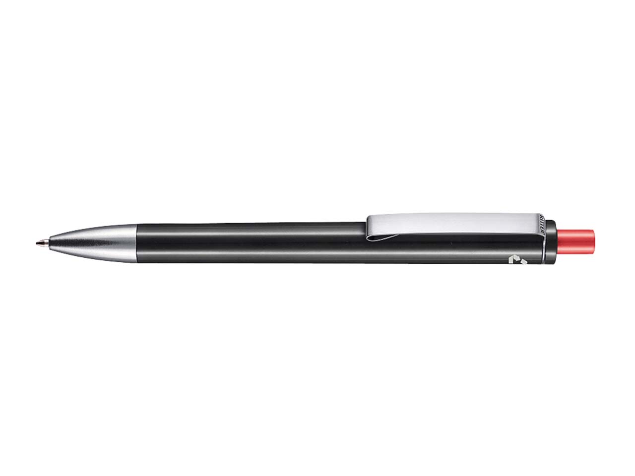 RITTER PEN Kugelschreiber 'EXOS RECYCLED' schwarz recycled/koralle