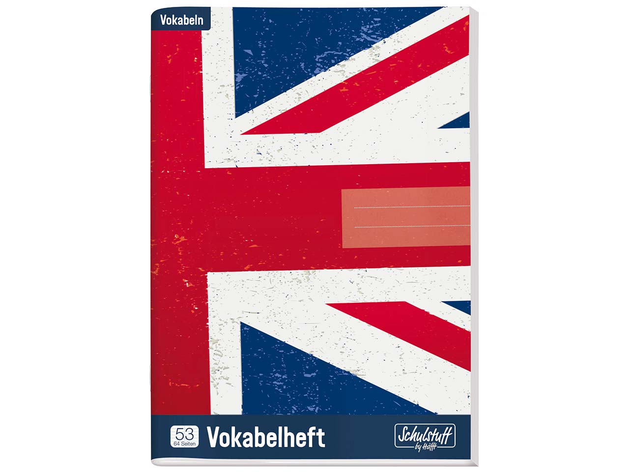 Häfft Schulstuff Vokabelheft DIN A5, Union Jack