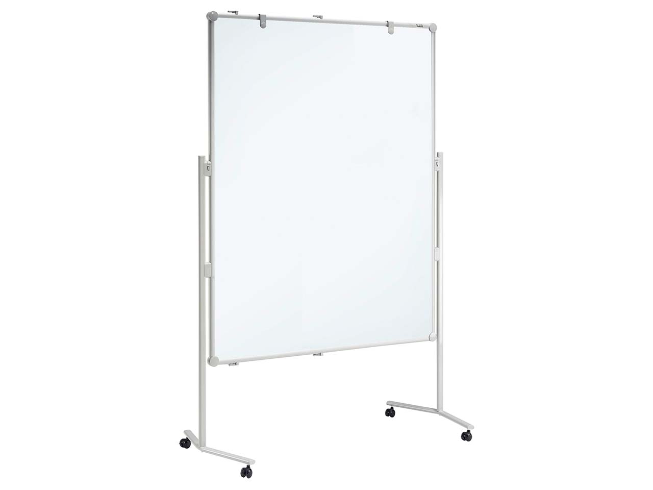 MAUL Moderationswand 'MAULpro' Whiteboard mit Textiloberfläche grau/blau 150 x 120 cm