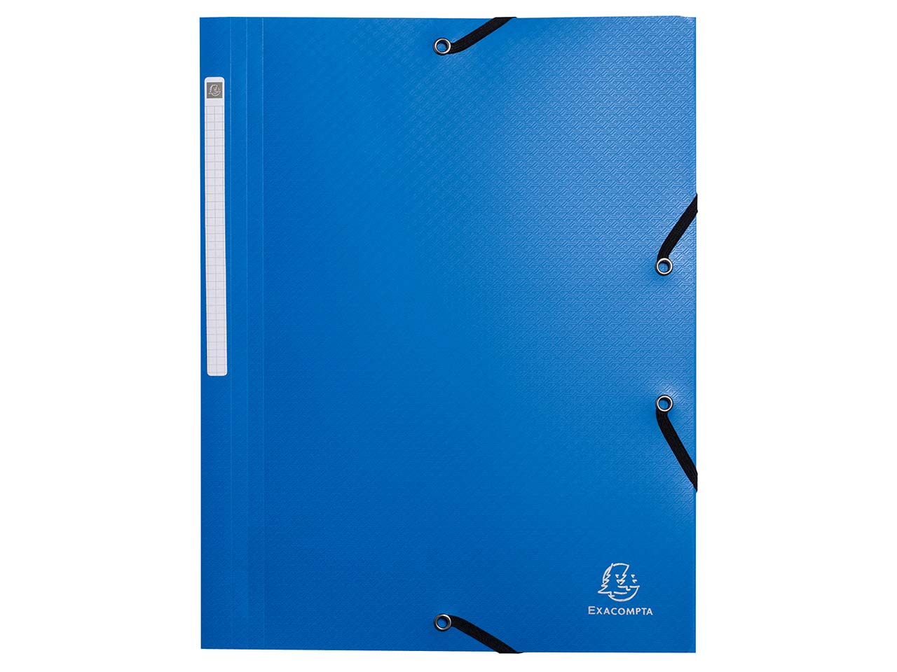 50 Exacompta Sammelmappen "OpaK", DIN A4, Gummizug, 3 Klappen, hellblau