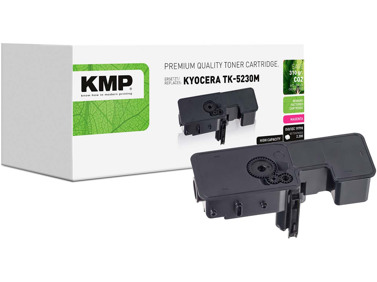 KMP Toner ersetzt Kyocera TK-5230M magenta