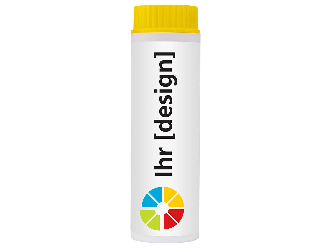 Seifenblasenspiel 'Pustefix' inklusive 1-4 farbigem Etikett 42 ml, gelb