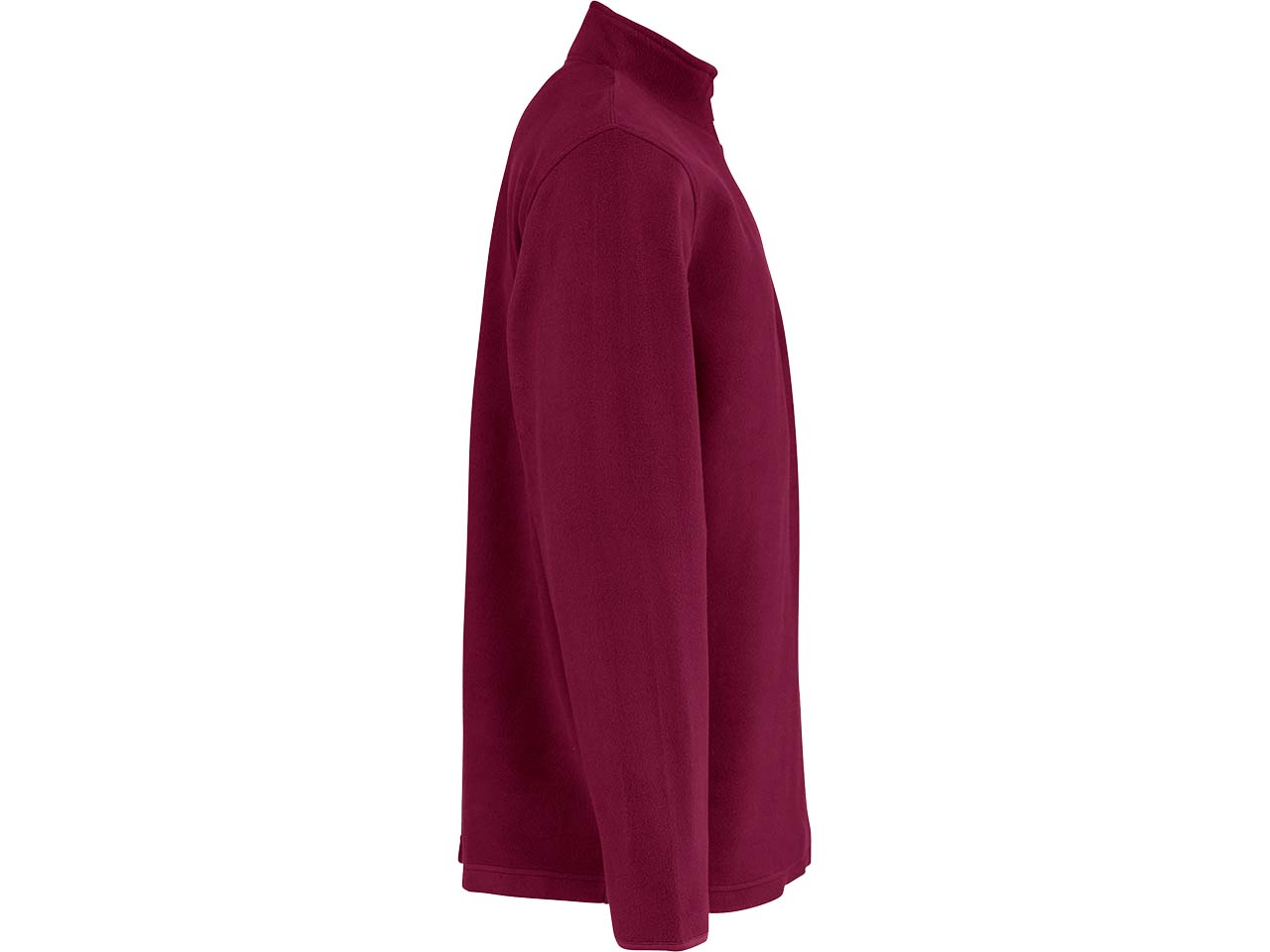 Neutral Unisex Fleecetroyer aus recyceltem PE, bordeaux, Gr. M