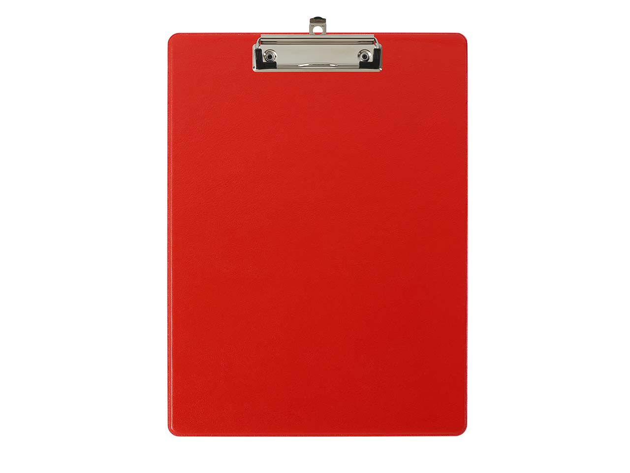 10 Exacompta Klemmbretter mit Hülle, DIN A4, Metallclip, rot
