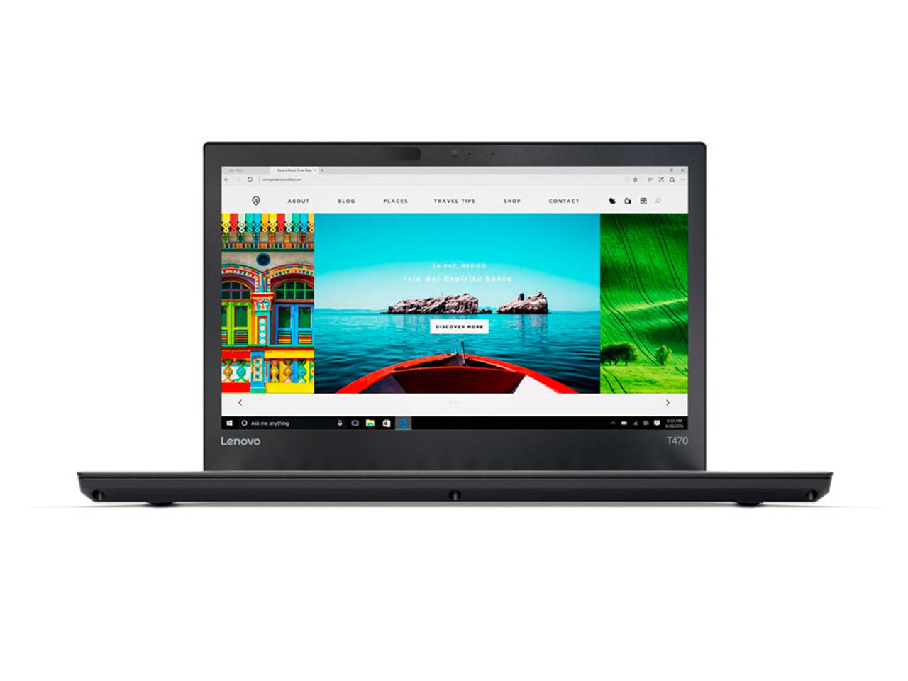 LENOVO Laptop THINKPAD T470 mit 256GB SSD, 16GB, refurb., 1. Wahl, black