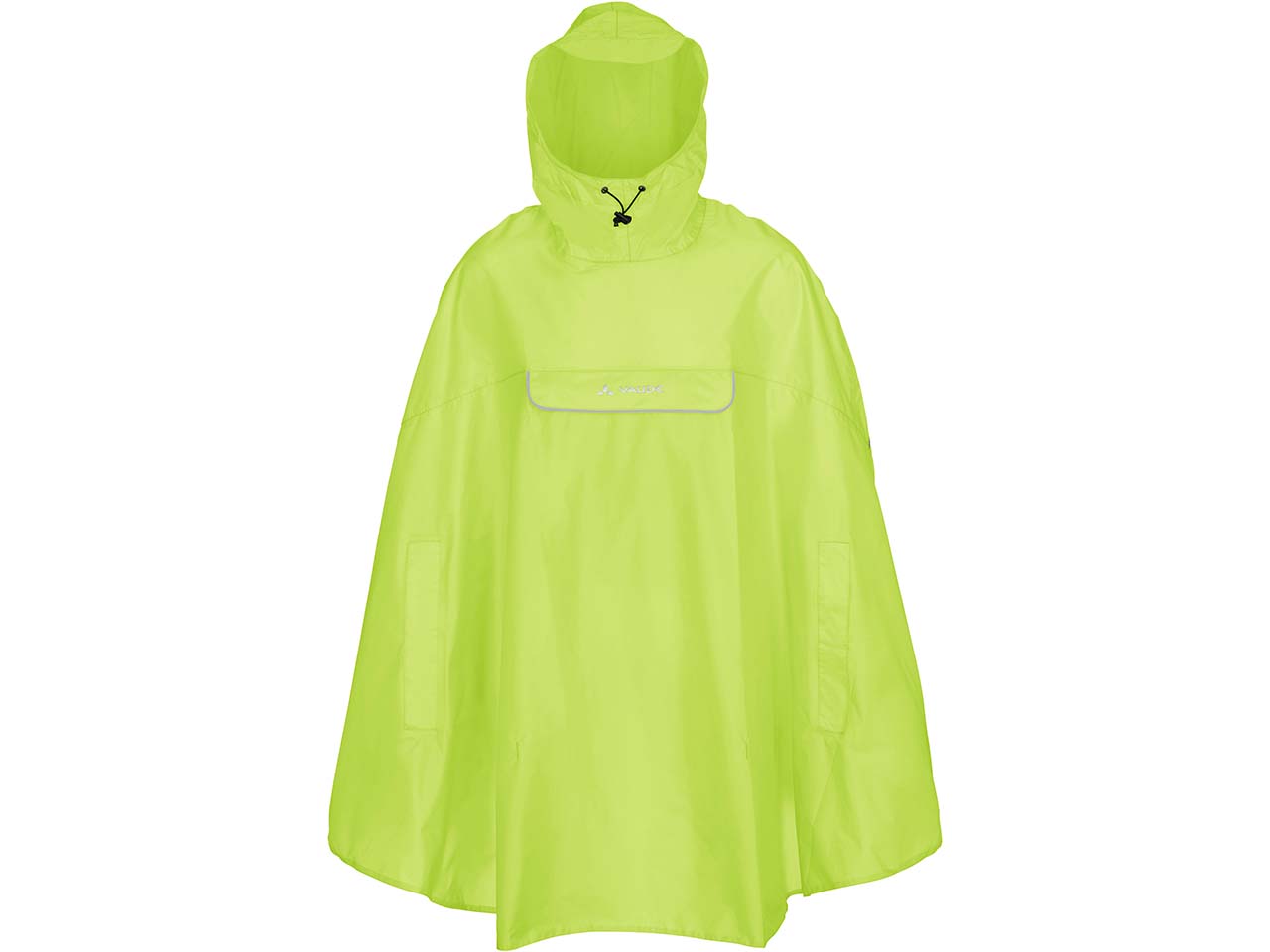 VAUDE Unisex-Regenponcho 'Valdipino', neon yellow uni, Gr. M