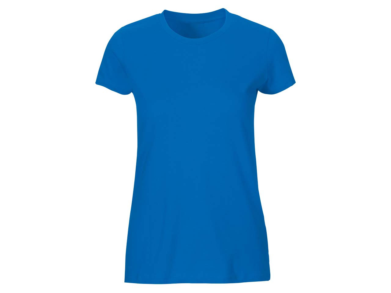 Neutral Bio-Damen-T-Shirt mit Rundhalsausschnitt royalblau, Gr. L